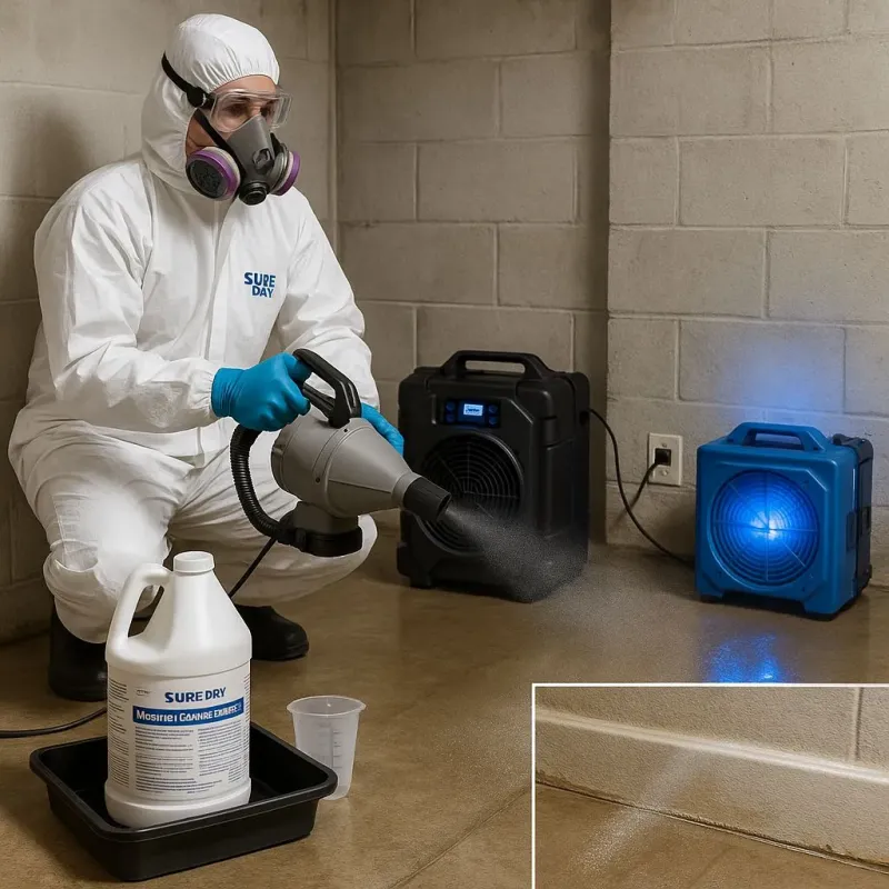 Sanitization and Odor Removal process in Shoreview, MN