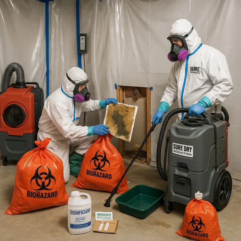 Contaminated Water Handling Protocols process in Shoreview, MN