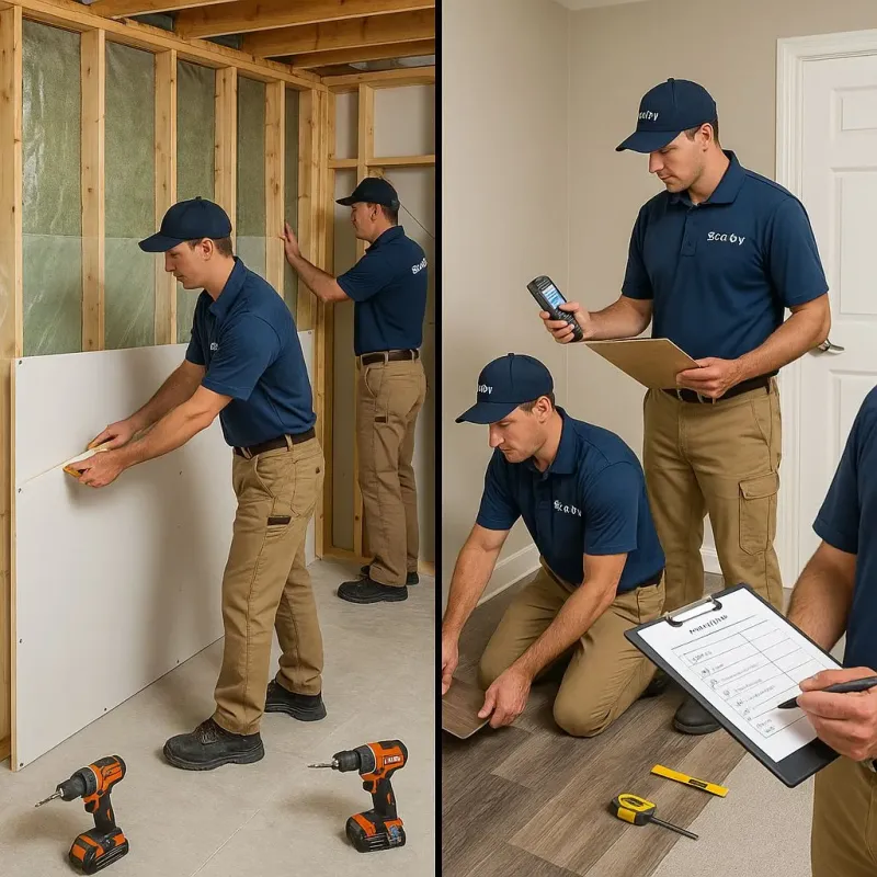 Repairs and Reconstruction process in Shoreview, MN