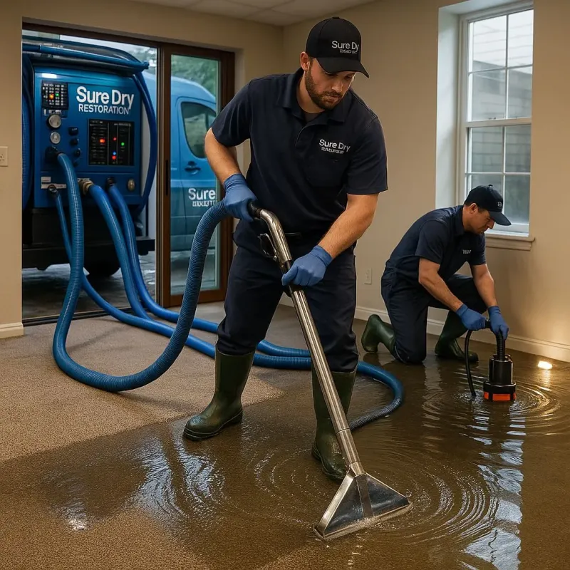 Water Extraction and Removal process in Shoreview, MN